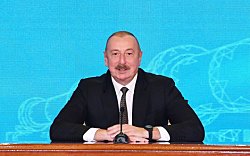 Алиев призвал Украину "не соглашаться на оккупацию" и заявил, что Азербайджан готовит иск против РФ из-за сбитого самолета