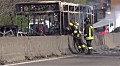 В Италии водитель поджёг автобус с детьми