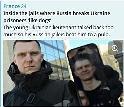 Сегодня международное агентство AFP (Agence France-Presse) опубликовало масштабное журналистское расследование, посвященное системе пыток, насилия и уничтожения украинских военнопленных и гражданских лиц в учреждениях ФСИН РФ и на оккупированных территори