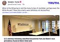Трамп возмущен: секретные документы были найдены в офисе Байдена  