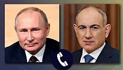 Путин провёл телефонный разговор с Пашиняном