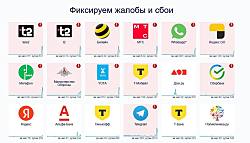 В Москве произошел сбой у мобильных операторов и мессенджеров