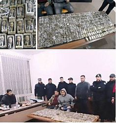 В Ливии на берег выбросило большую партию гашиша, на каждом бруске которого было изображение Владимира Путина.