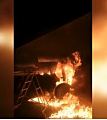 Партизаны сожгли истребитель "Су-27" на авиабазе под Владивостоком