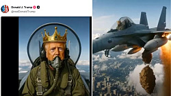 Трамп опубликовал ИИ видео, на котором он сбрасывает фекалии на протестующих: в интернете растет возмущение