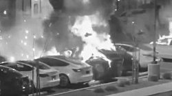 Поджог автомобилей Tesla в Лас-Вегасе