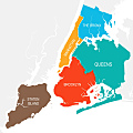 Пять городов в одном: в чем фишка каждого боро Нью-Йорка
