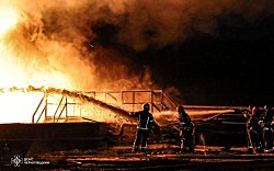 В Черниговской области российские дроны попали по нефтебазе
