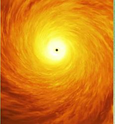 Астрономы нашли черную дыру, поглощающую материю в 2,4 раза быстрее теоретического предела 