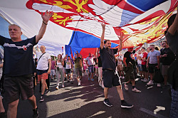 Протесты в Сербии: задержаны десятки людей, шестеро полицейских ранены