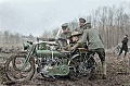 Мотоцикл Harley-Davidson с установленным пулемётом, Первая мировая война.