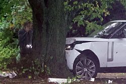 Алек Болдуин врезался на машине в дерево в Хэмптоне