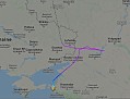 Российский самолет зашел в воздушное пространство над Донбассом и Харьковщиной