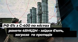 РФ начала бить с С-400 ракетами 48Н6ДМ по городам: откуда бьют, угроза и противодействие