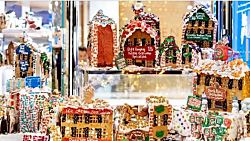 В Нью-Йорке открылась GingerBread Lane — крупнейшая в мире деревня из пряничных домиков