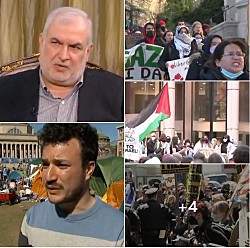 ПРОТЕСТЫ "ВОЗМУЩЕННЫХ СТУДЕНТИКОВ" В  АМЕРИКАНСКИХ УНИВЕРСТИТЕТАХ И НА УЛИЦАХ СПОНСИРОВАЛА... ОРГАНИЗАЦИЯ ХЕЗБОЛЛА.